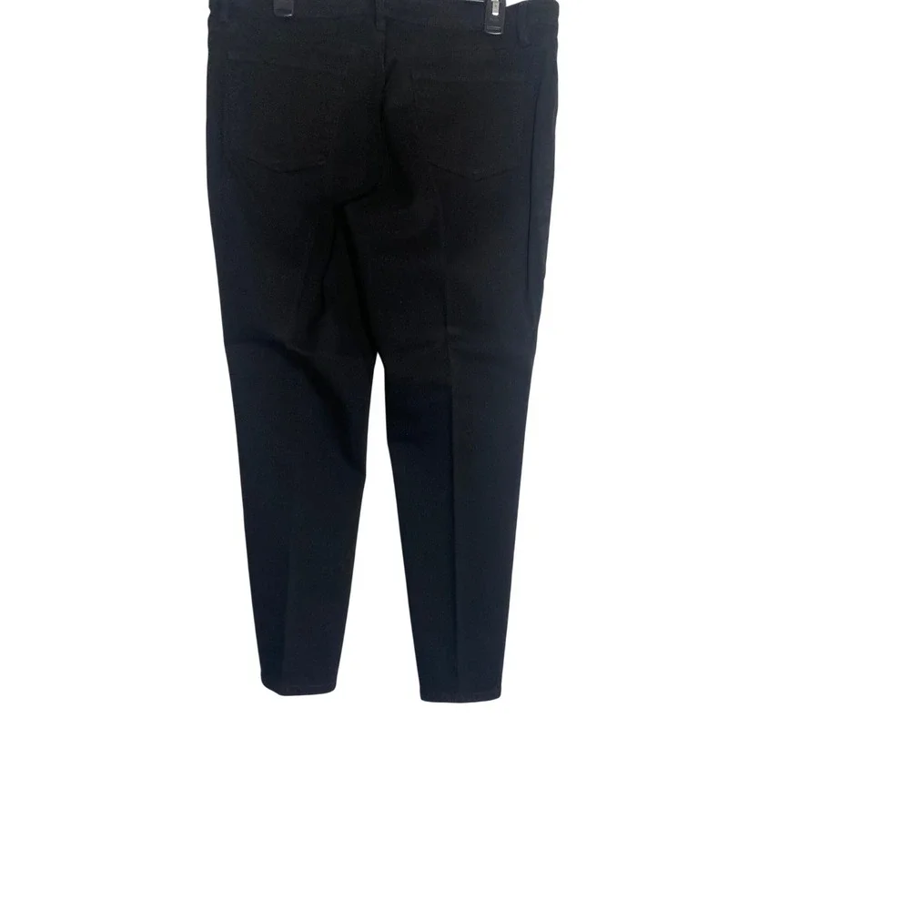 Talbots Slim Ankle Pants Womens 16P Black Excellent Flawless Five-Pocket Denim